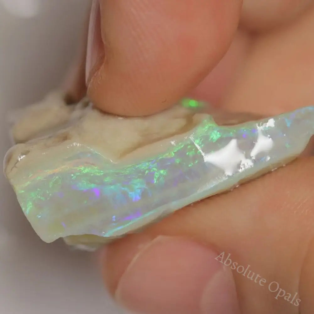 36.0 Cts Australian Semi Black Opal Rough Lightning Ridge