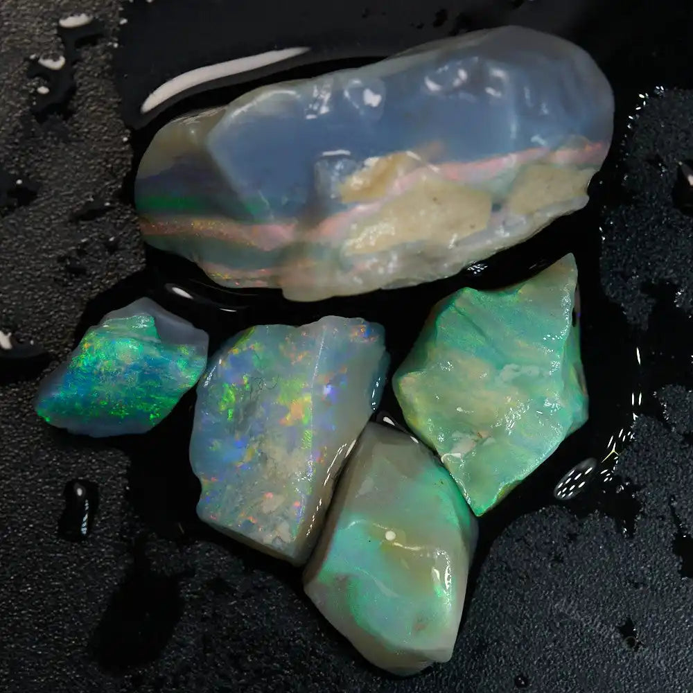 rough opal parcel