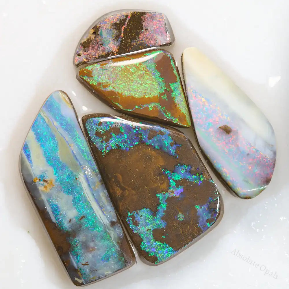 Boulder Opal Rough Parcel Rubs