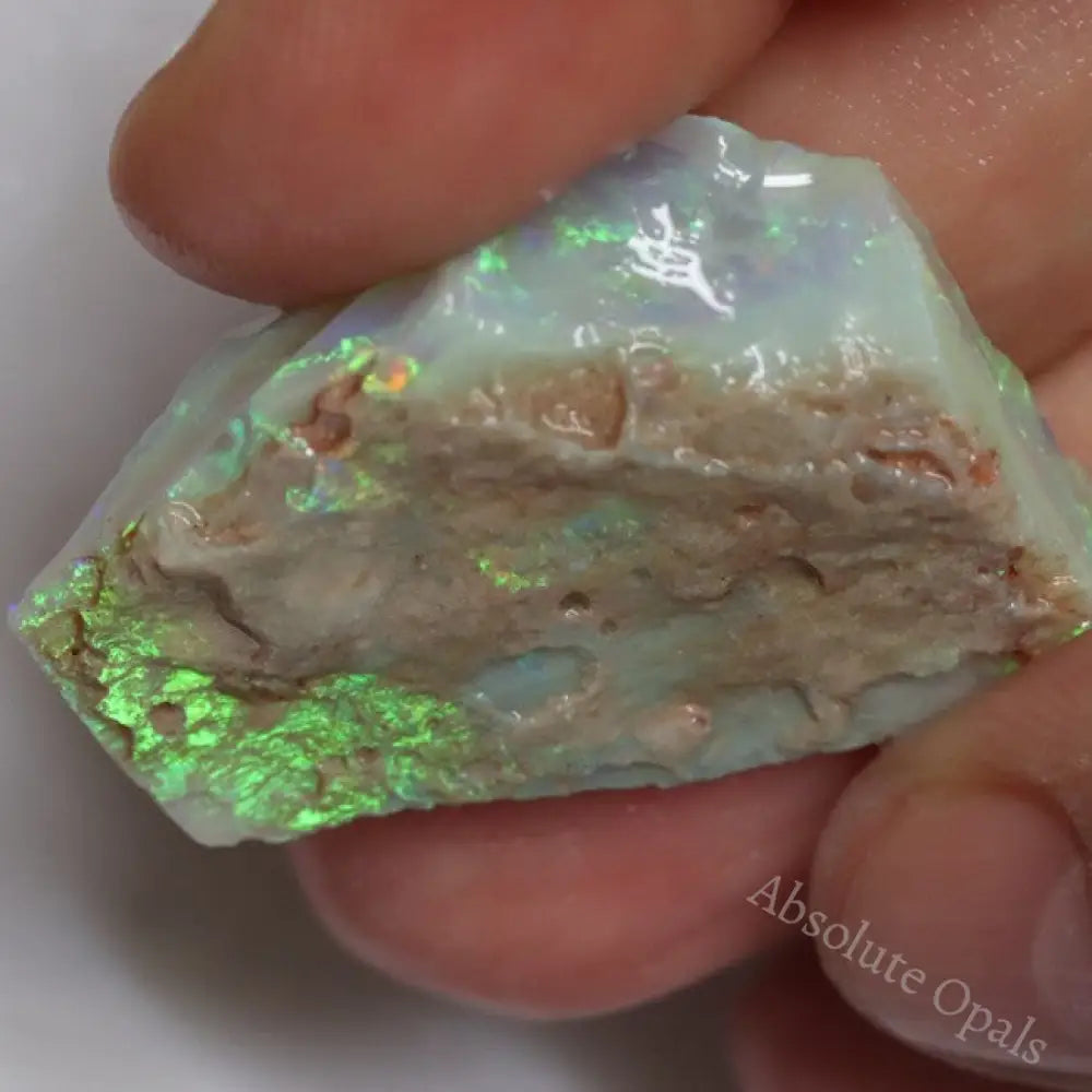 37.7 Cts Australian Semi-Black Opal Rough Lightning Ridge