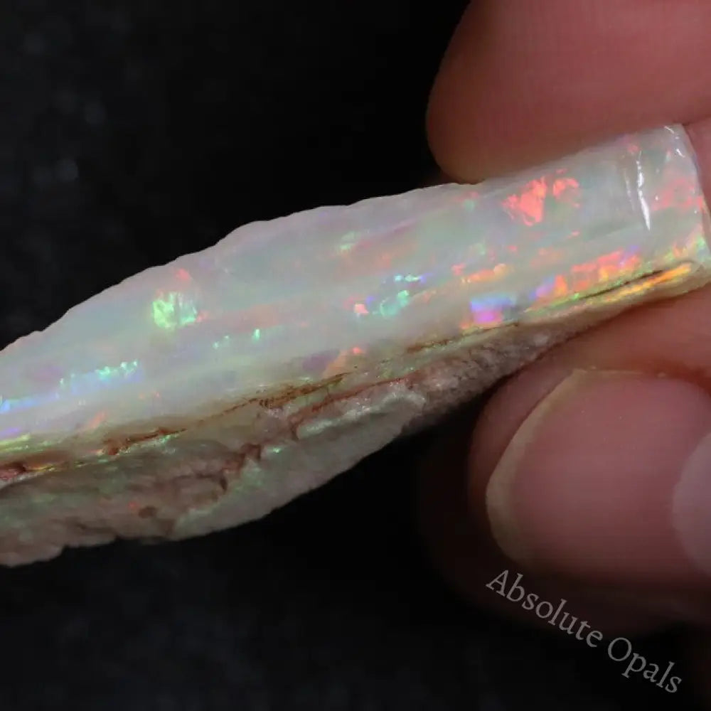 37.85 Cts Australian Semi-Black Opal Rough Lightning Ridge Gem Stone