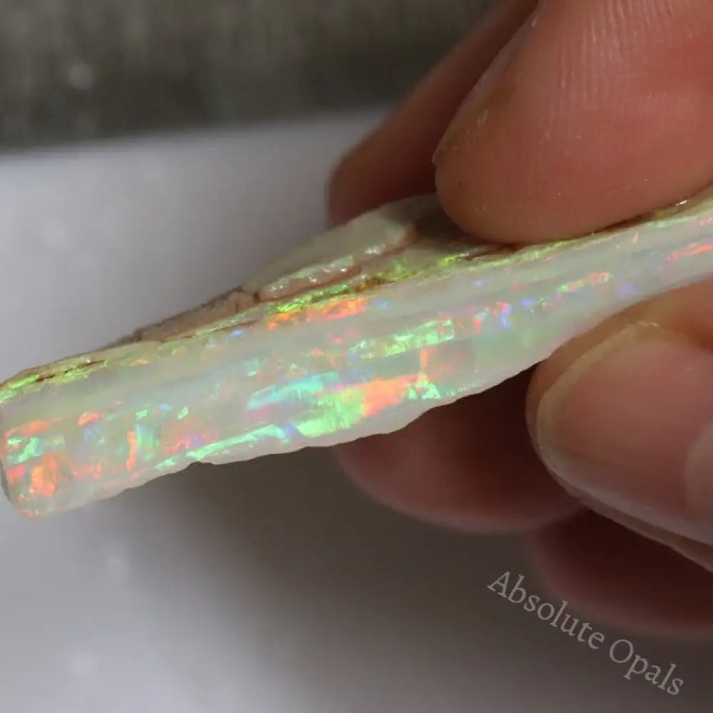 37.85 Cts Australian Semi-Black Opal Rough Lightning Ridge Gem Stone