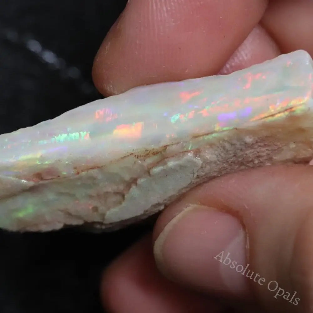 37.85 Cts Australian Semi-Black Opal Rough Lightning Ridge Gem Stone