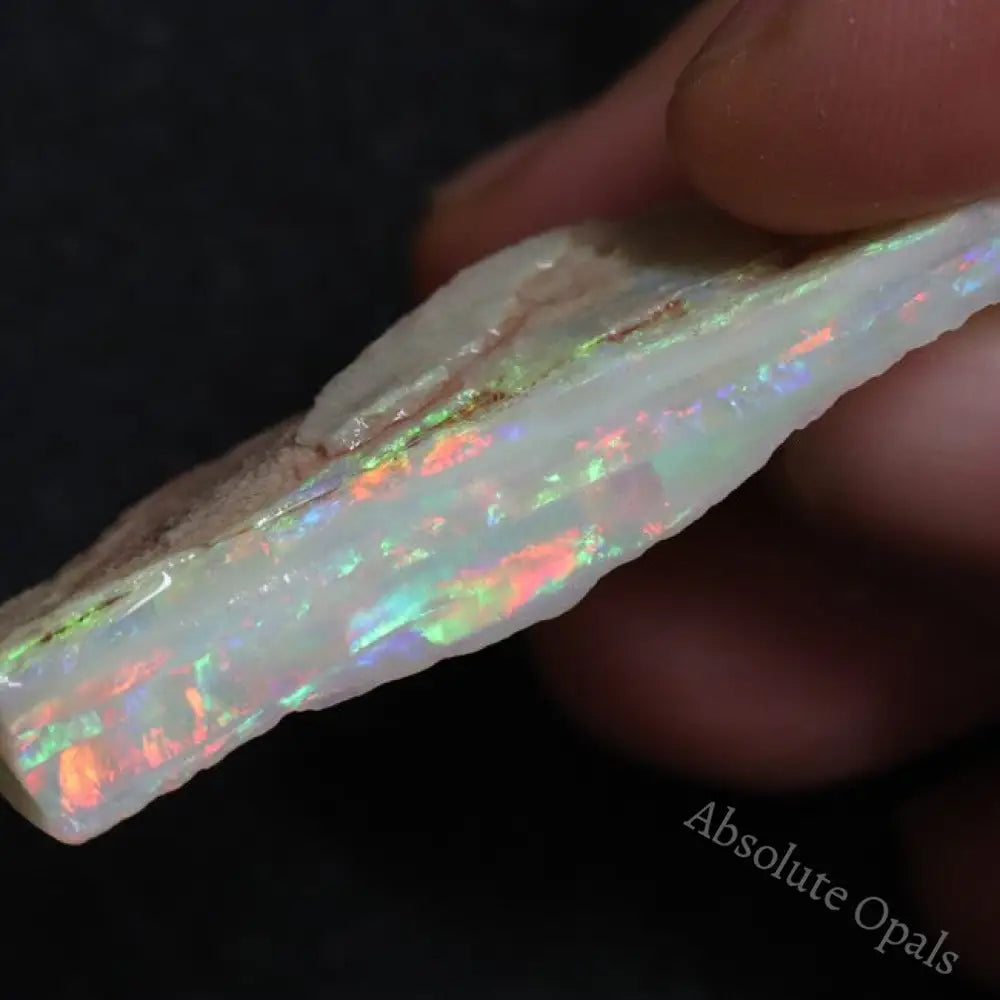 37.85 Cts Australian Semi-Black Opal Rough Lightning Ridge Gem Stone