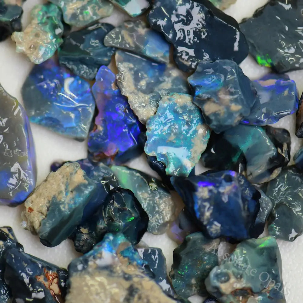 Black Rough Opal Parcel