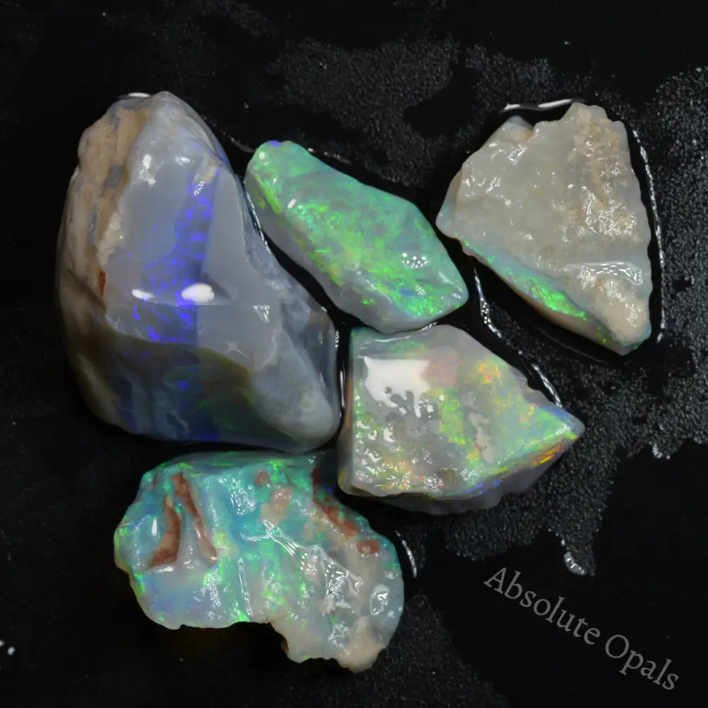 Lightning Ridge Rough Opals 38.3 cts Rough Opal Parcel Lightning Ridge - Absolute Opals & Gems
