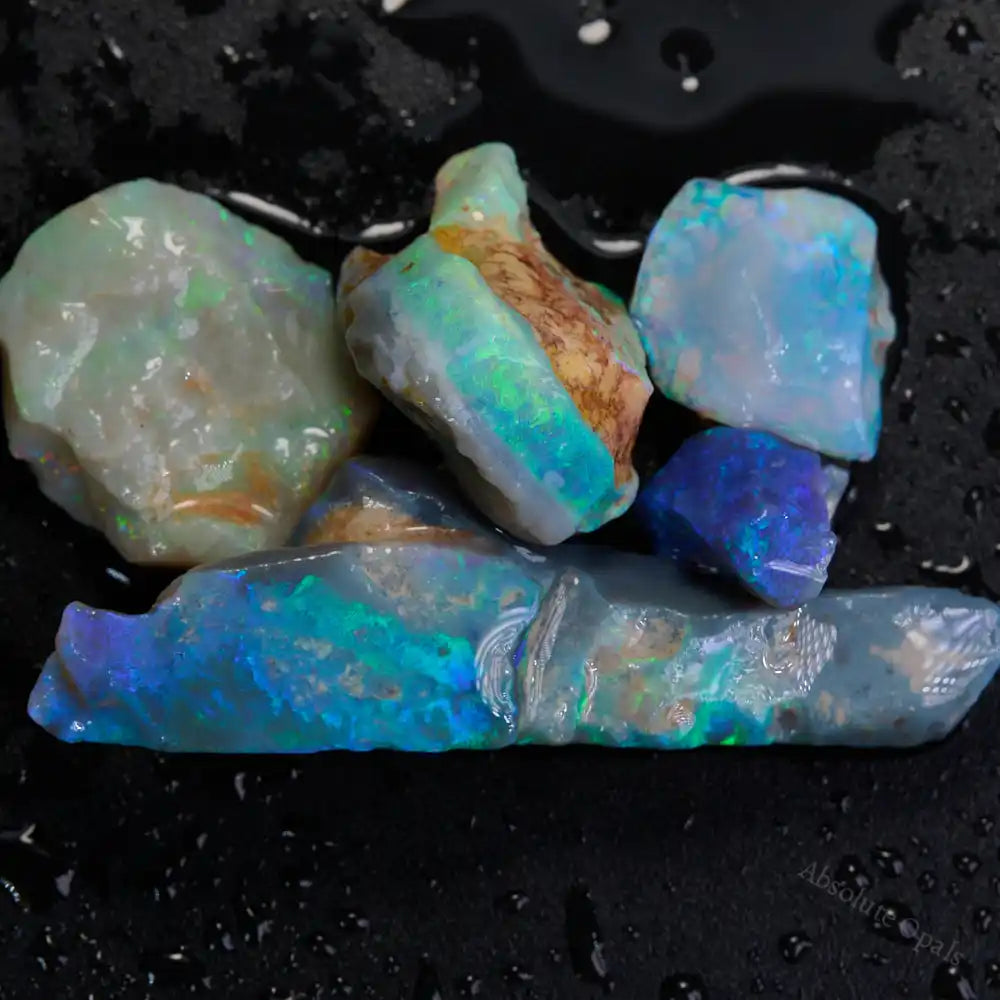 38.7 cts Rough Opal Parcel Lightning Ridge Rough Opal