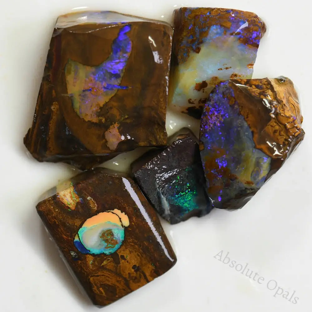 380 Cts Australian Boulder Opal Rough Parcel