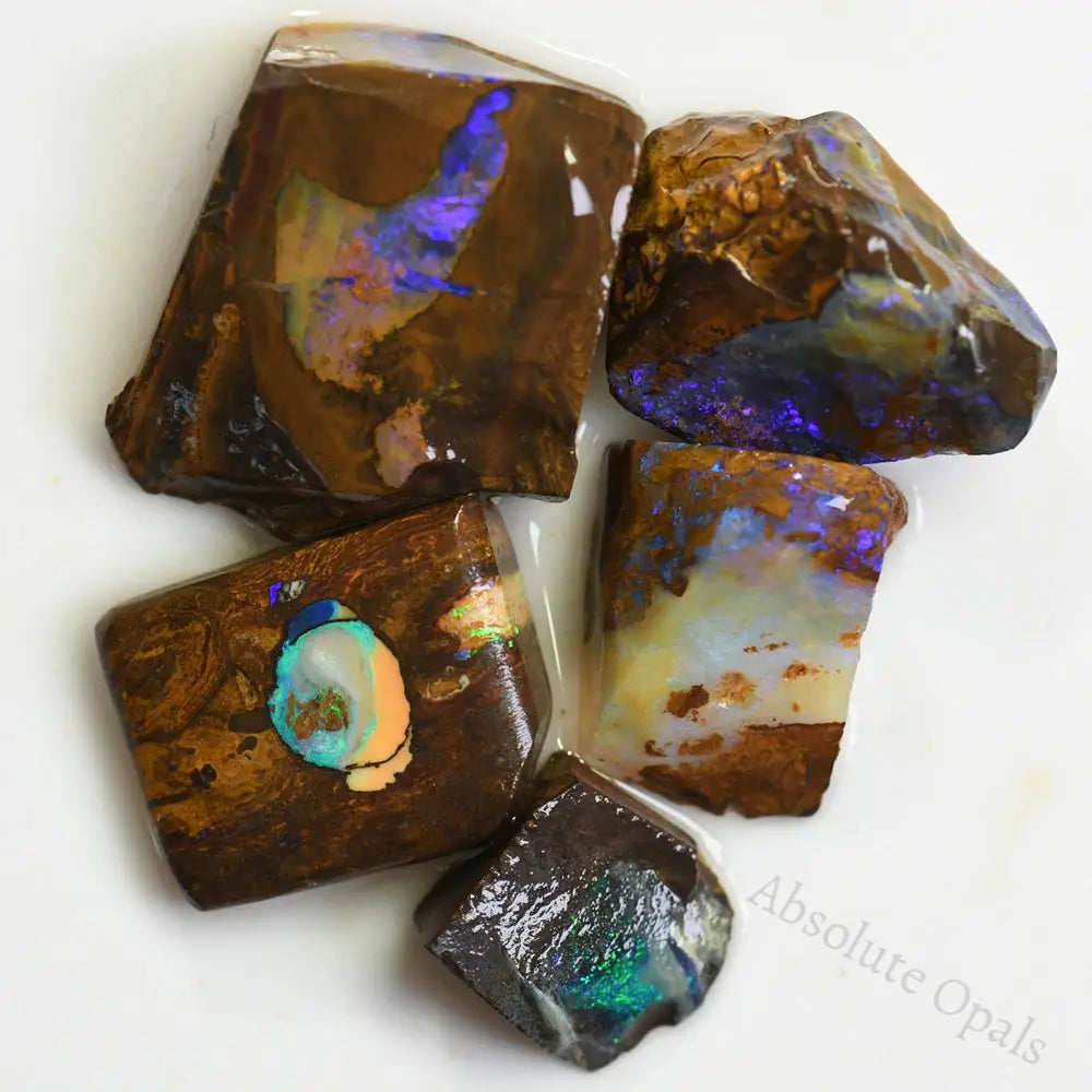 380 Cts Australian Boulder Opal Rough Parcel
