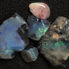 39.95 Cts Australian Black Opal Rough Parcel Lightning Ridge Stones