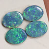 4.1 Cts Australian Opal Doublet Stone Cabochon 4Pcs