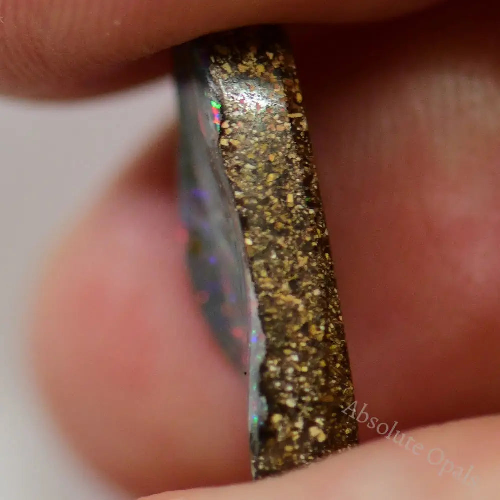 4.15 Cts Australian Boulder Opal Cut Stone