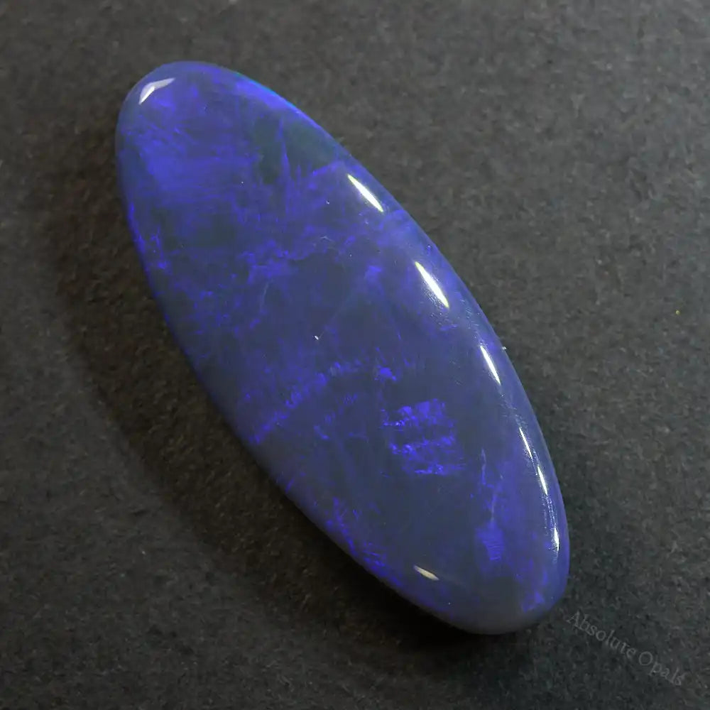 4.18 cts Black Opal Lightning Ridge Solid Cut Stone Black Opal