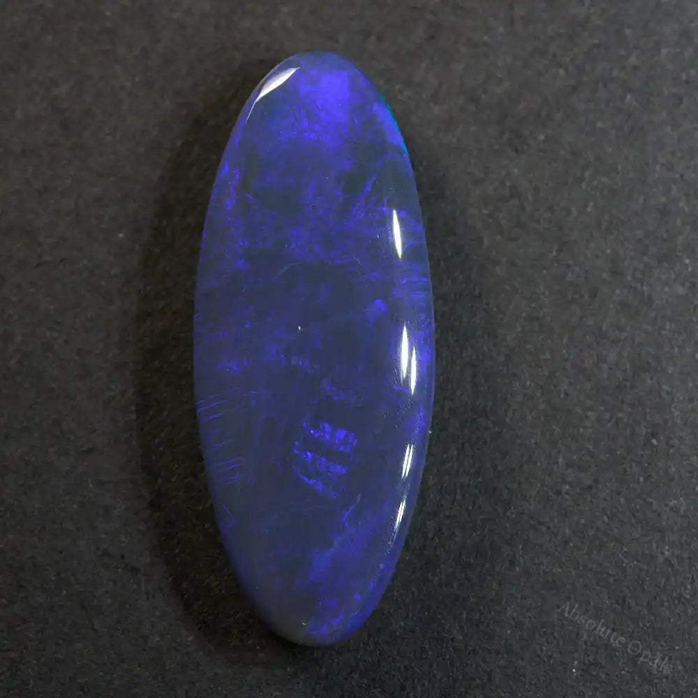 4.18 cts Black Opal Lightning Ridge Solid Cut Stone Black Opal