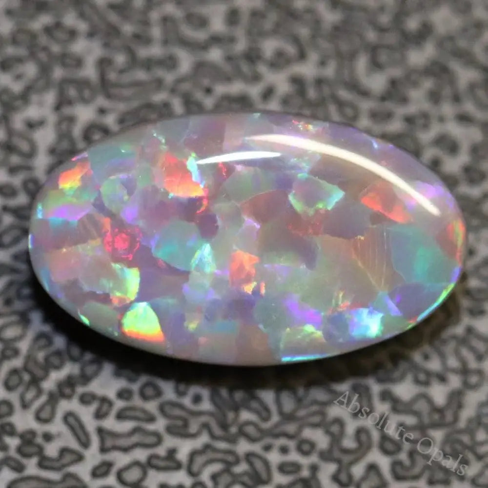 4.29 Cts Australian Solid Semi Black Opal Lightning Ridge Loose Cut Stone Cabochon