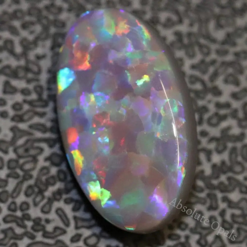 4.29 Cts Australian Solid Semi Black Opal Lightning Ridge Loose Cut Stone Cabochon