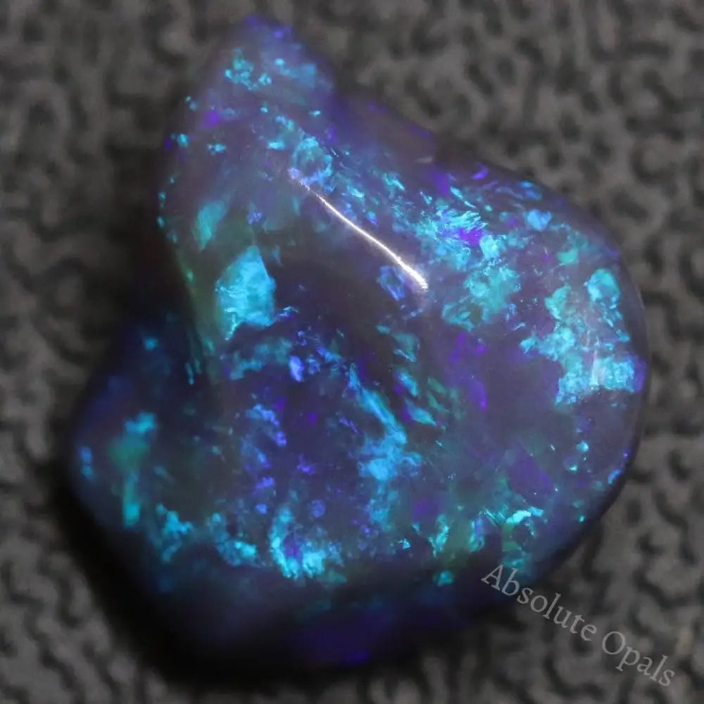  Black Opal Lightning Ridge, Australian Solid Carving, Loose Gem Stone