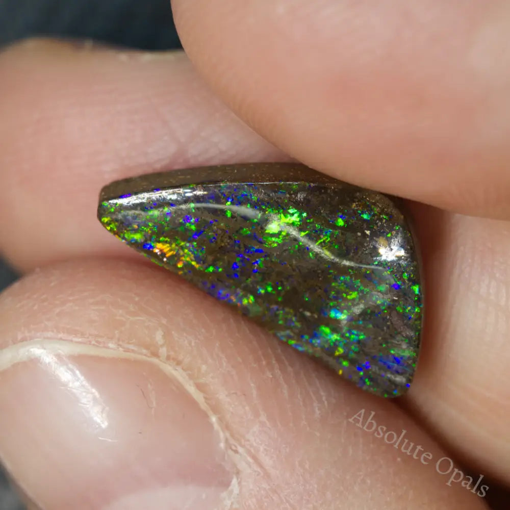 4.65 Cts Australian Boulder Opal Cut Stone