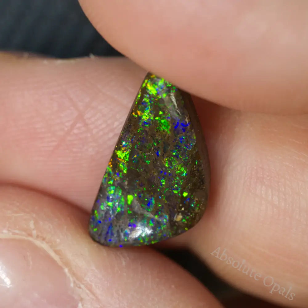 4.65 Cts Australian Boulder Opal Cut Stone