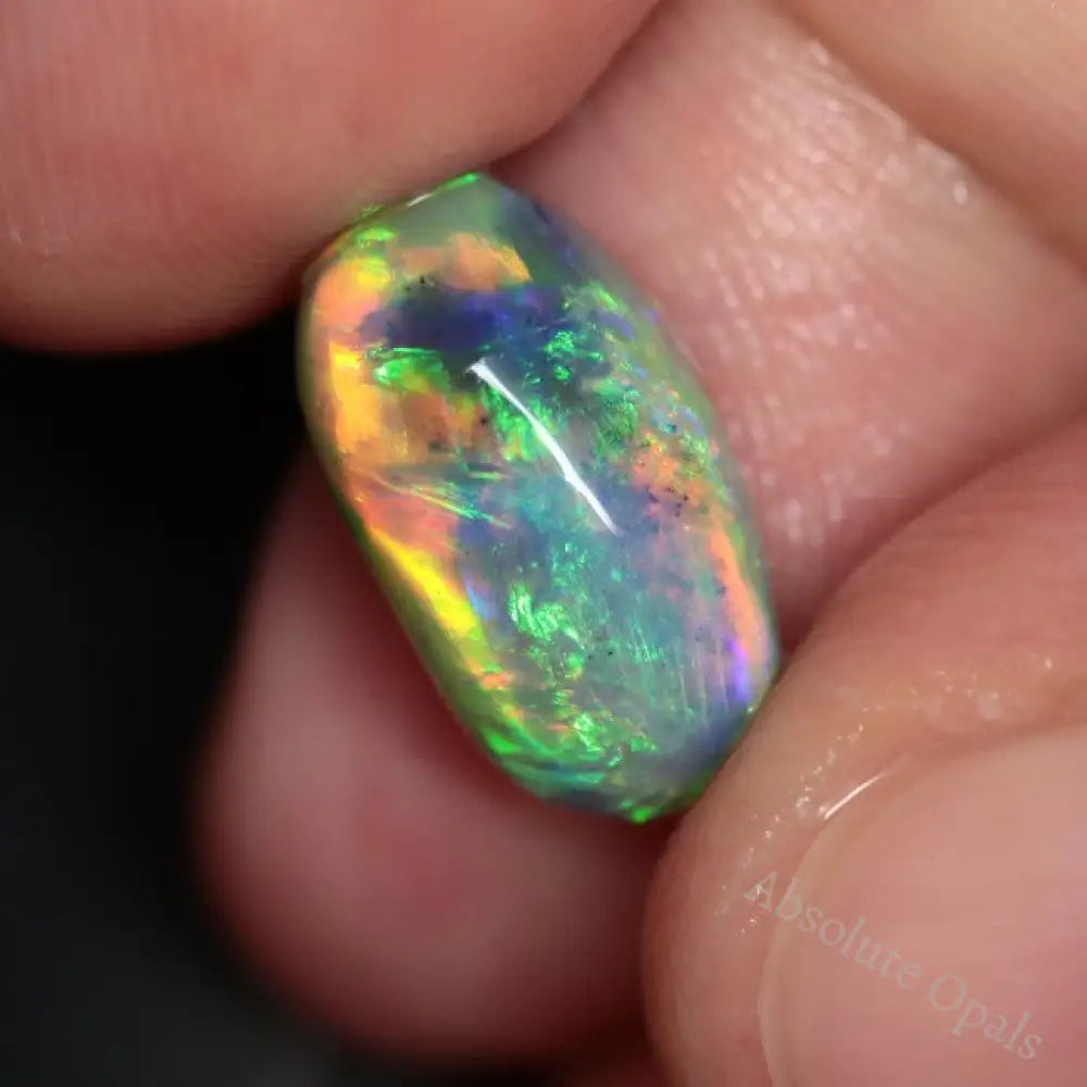 4.7 Cts Australian Solid Rough Opal Lightning Ridge Loose Rubs