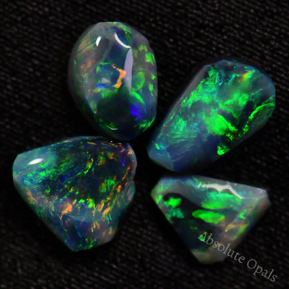 4.70 Cts Australian Opal Rough Parcel Rubs Lightning Ridge
