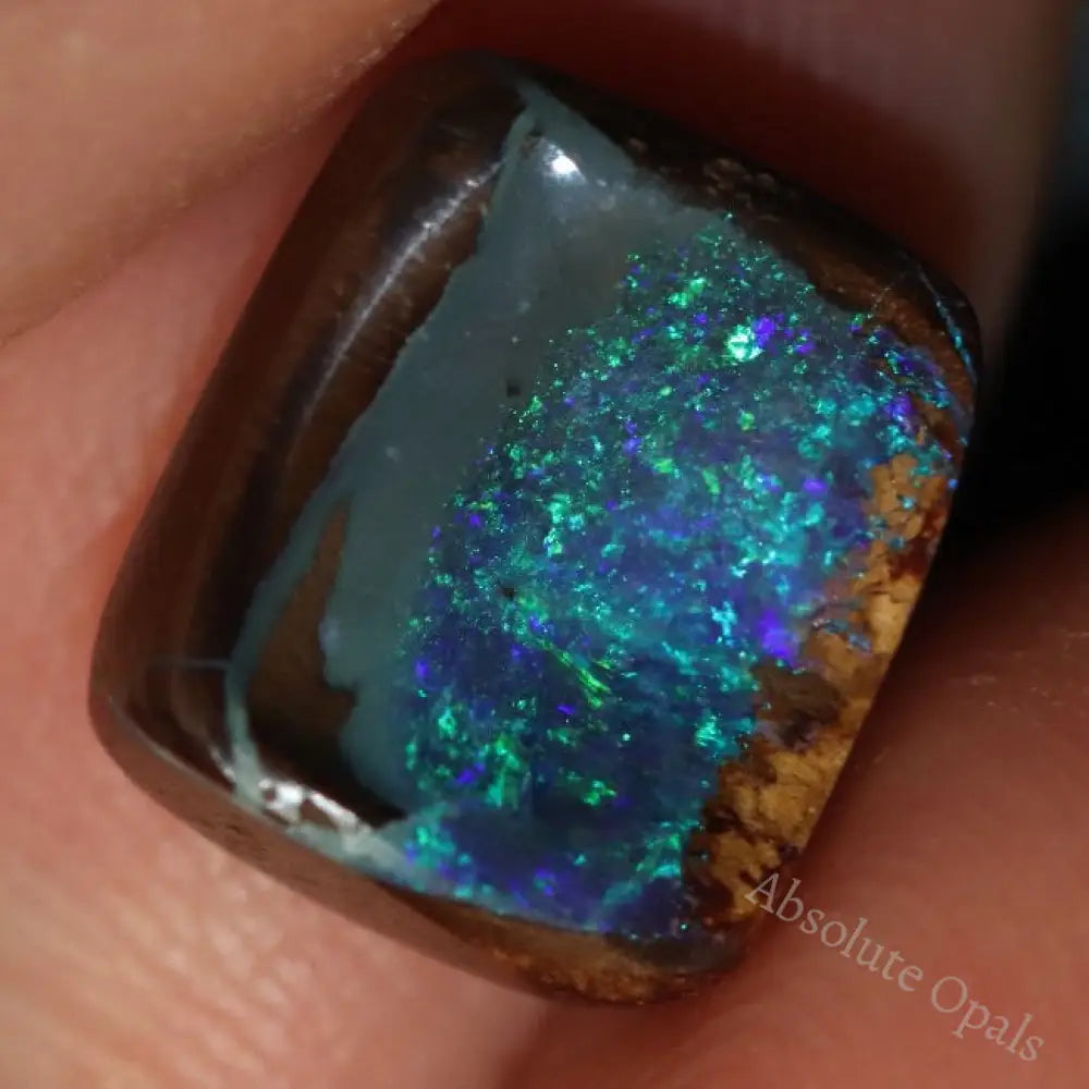 4.71 Cts Australian Boulder Opal Cut Loose Stone