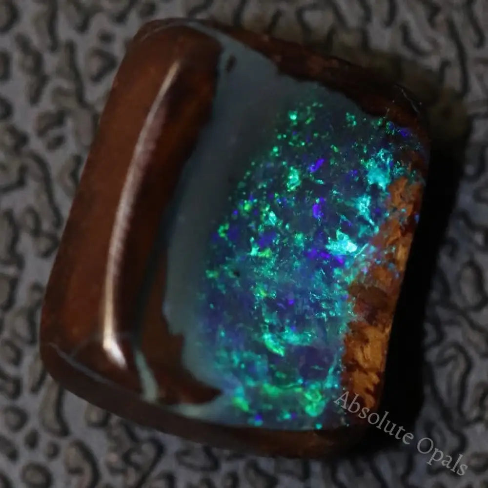 4.71 Cts Australian Boulder Opal Cut Loose Stone