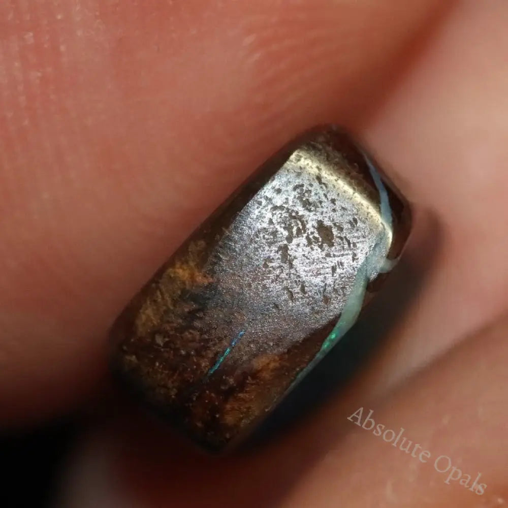 4.71 Cts Australian Boulder Opal Cut Loose Stone