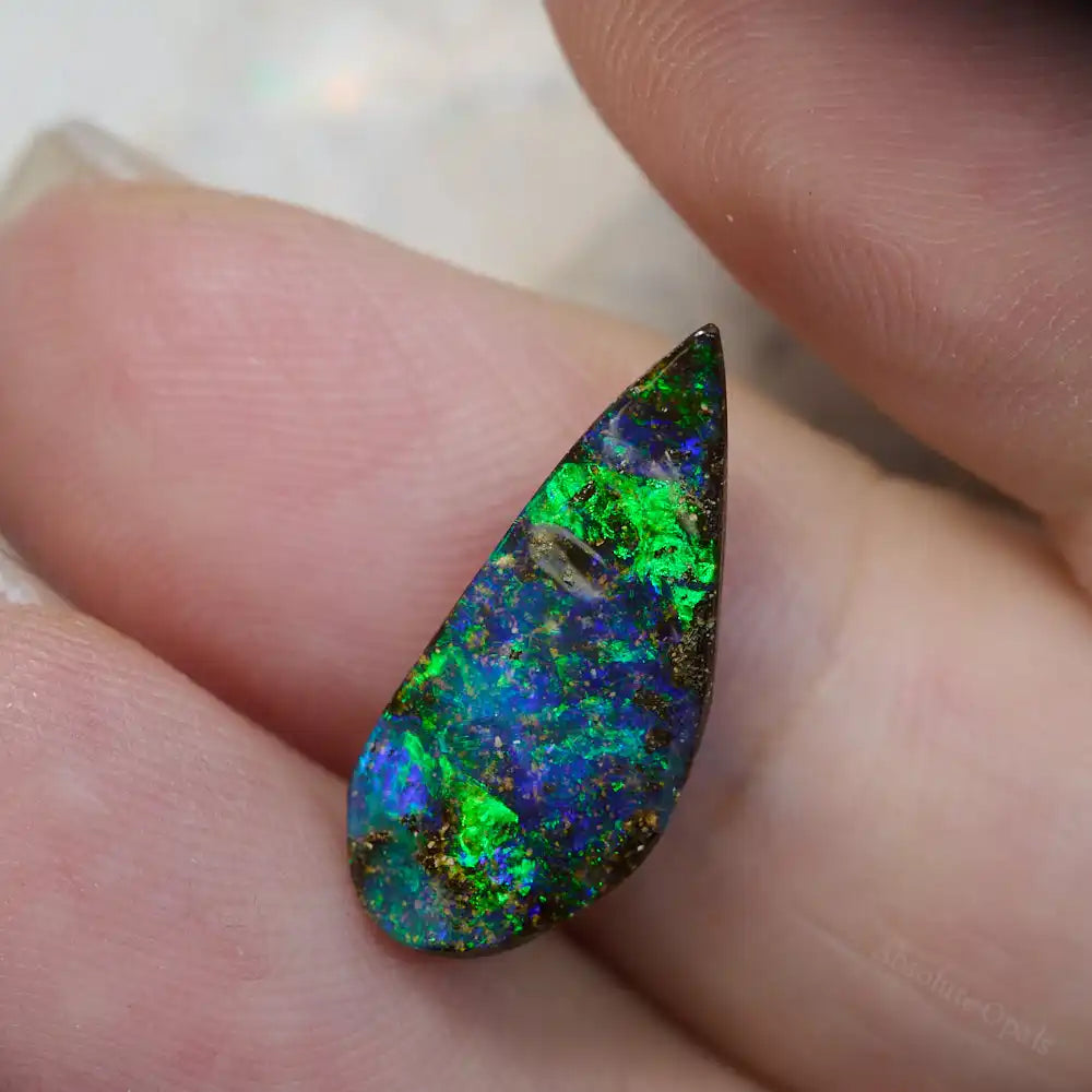 4.72 cts Boulder Opal Cut Stone Boulder Opal