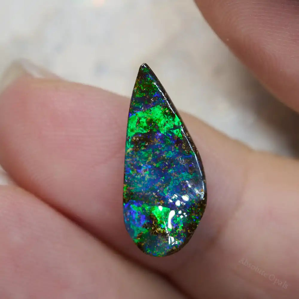 4.72 cts Boulder Opal Cut Stone Boulder Opal