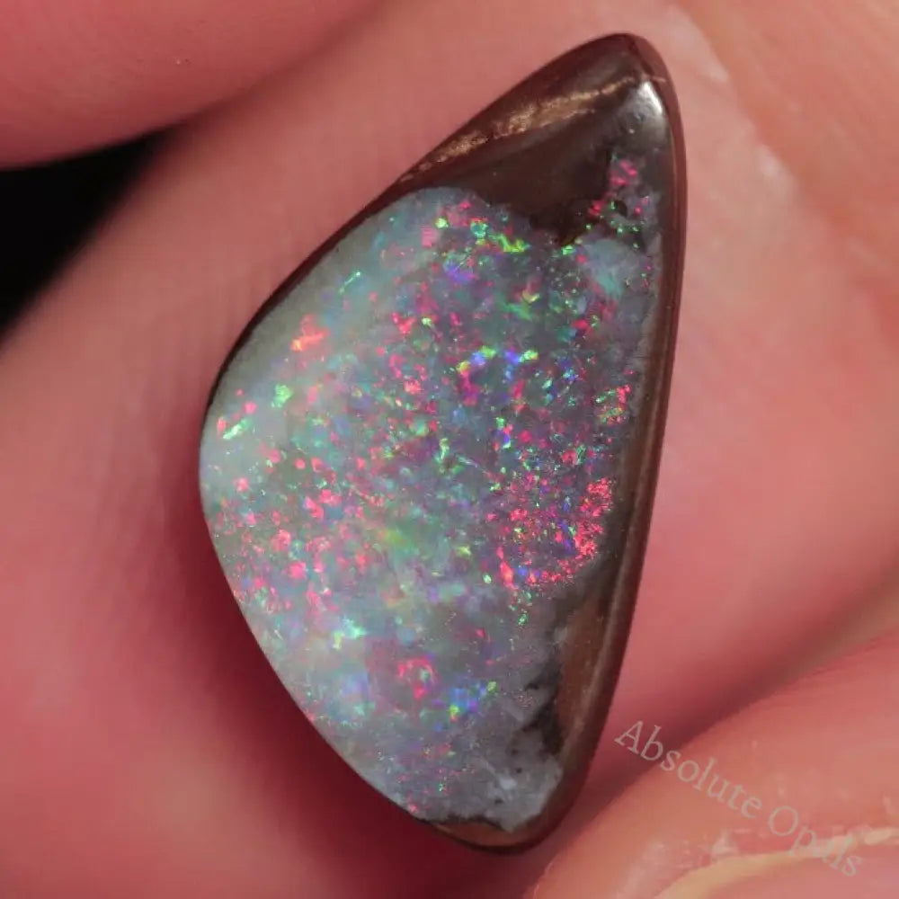 4.80 Cts Australian Boulder Opal Cut Loose Stone
