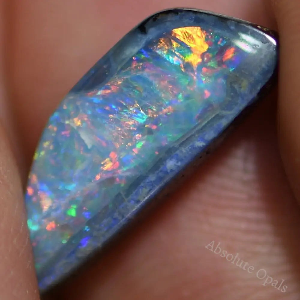 4.83 Cts Australian Boulder Opal Cut Loose Stone