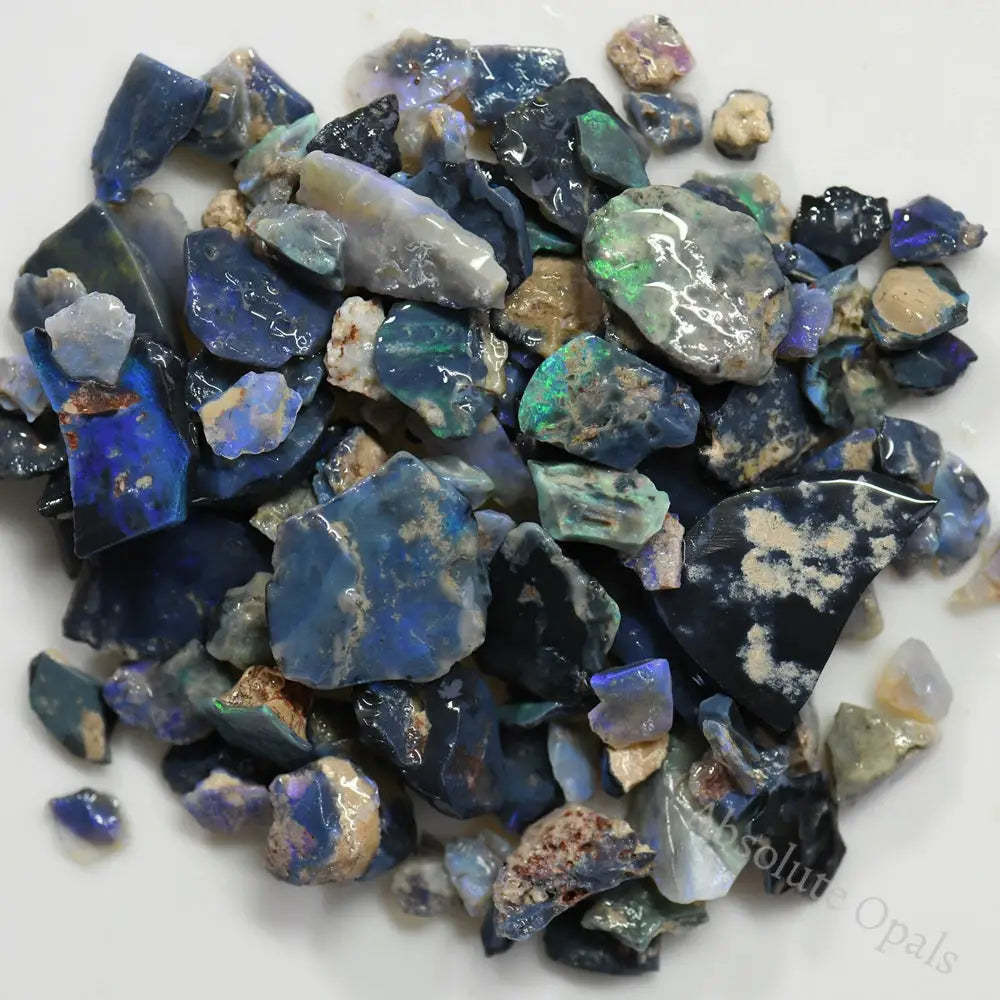 400 Cts Australian Rough Opal Parcel Lightning Ridge - Potch And Colour Cmr