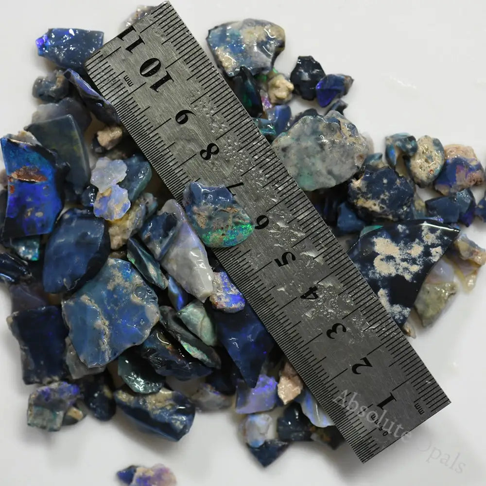 400 Cts Australian Rough Opal Parcel Lightning Ridge - Potch And Colour Cmr