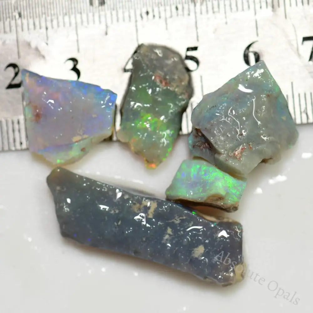 41.35 Cts Australian Rough Opal Parcel Lightning Ridge