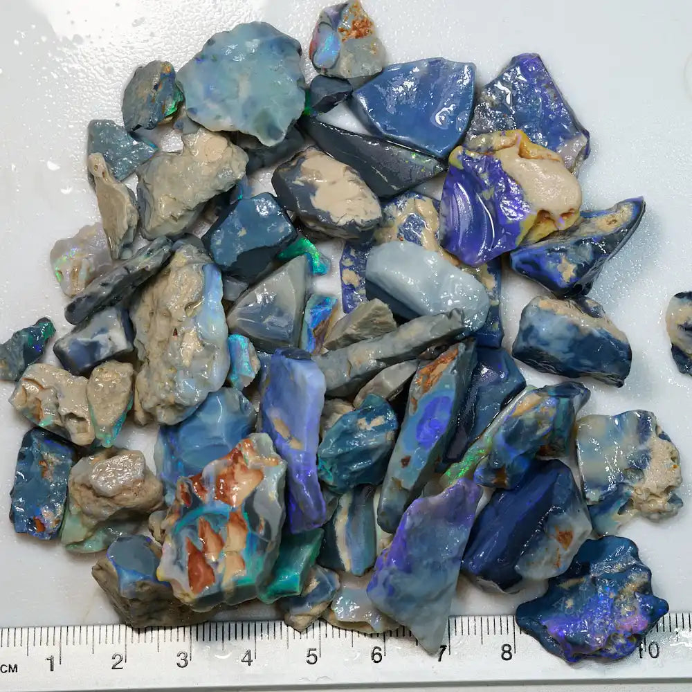 426 cts Rough Opal Parcel Lightning Ridge Potch and Colour Semi Rough Rough Opal