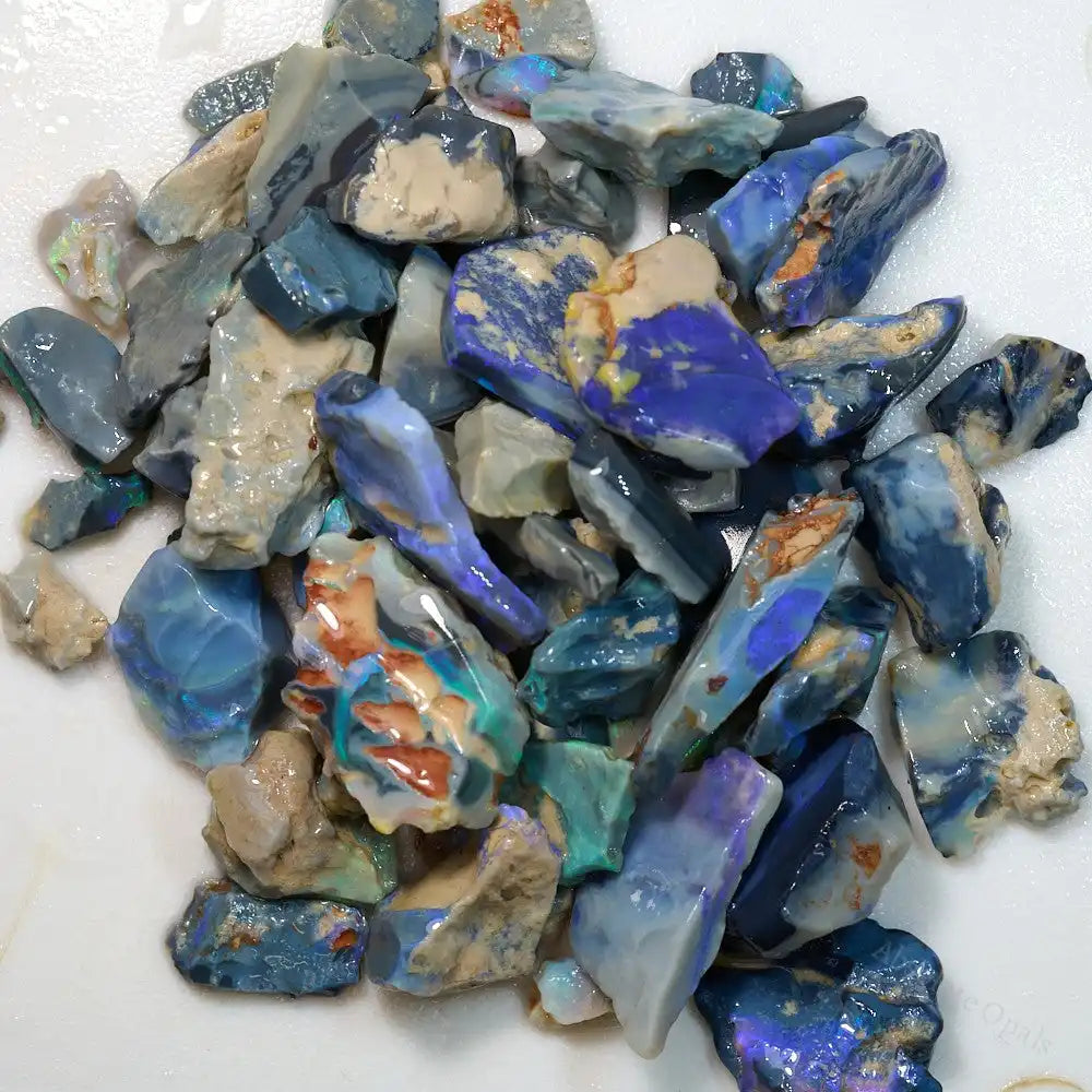 426 cts Rough Opal Parcel Lightning Ridge Potch and Colour Semi Rough Rough Opal