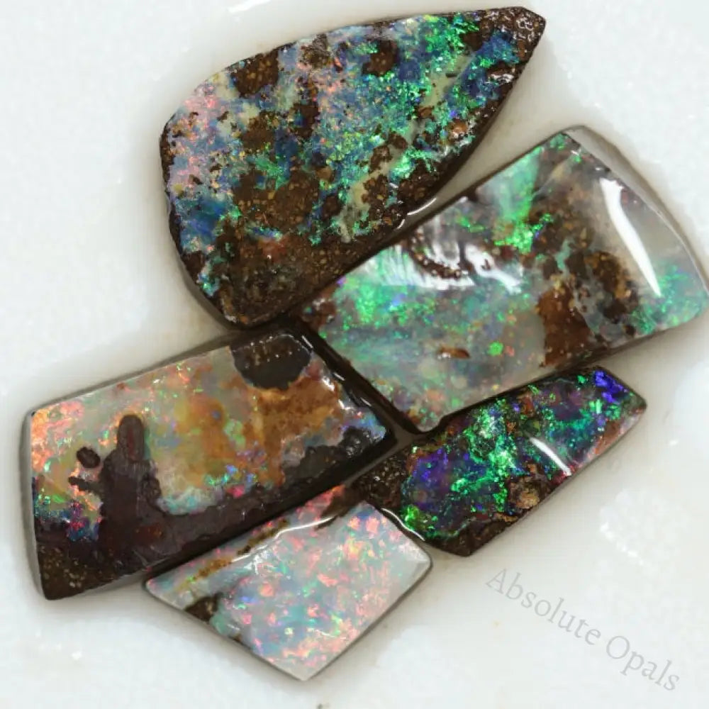 43.35 Cts Australian Boulder Opal Rough Parcel