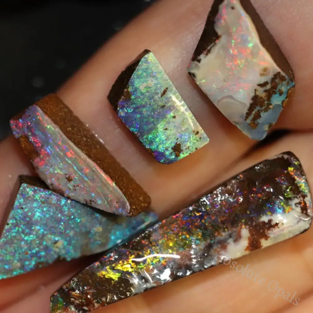 44.10 Cts Boulder Opal Rough Parcel Rubs