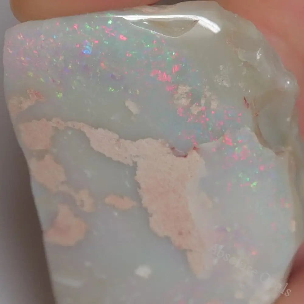 44.85 Cts Australian Semi Black Opal Rough Lightning Ridge Polished Specimen