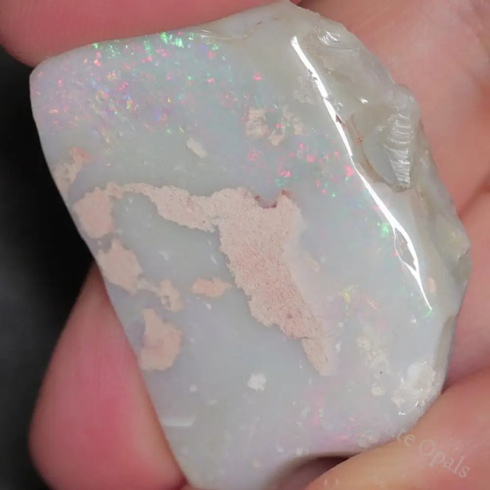 44.85 Cts Australian Semi Black Opal Rough Lightning Ridge Polished Specimen