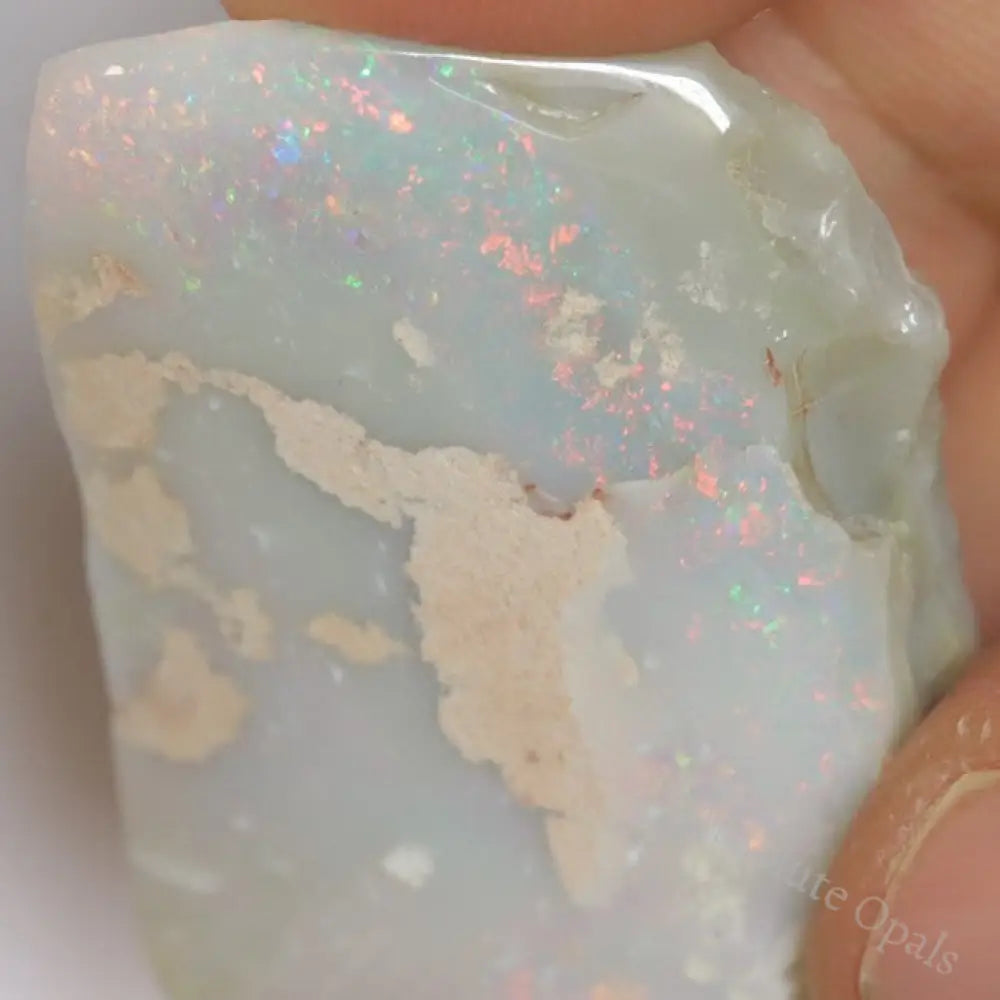 44.85 Cts Australian Semi Black Opal Rough Lightning Ridge Polished Specimen