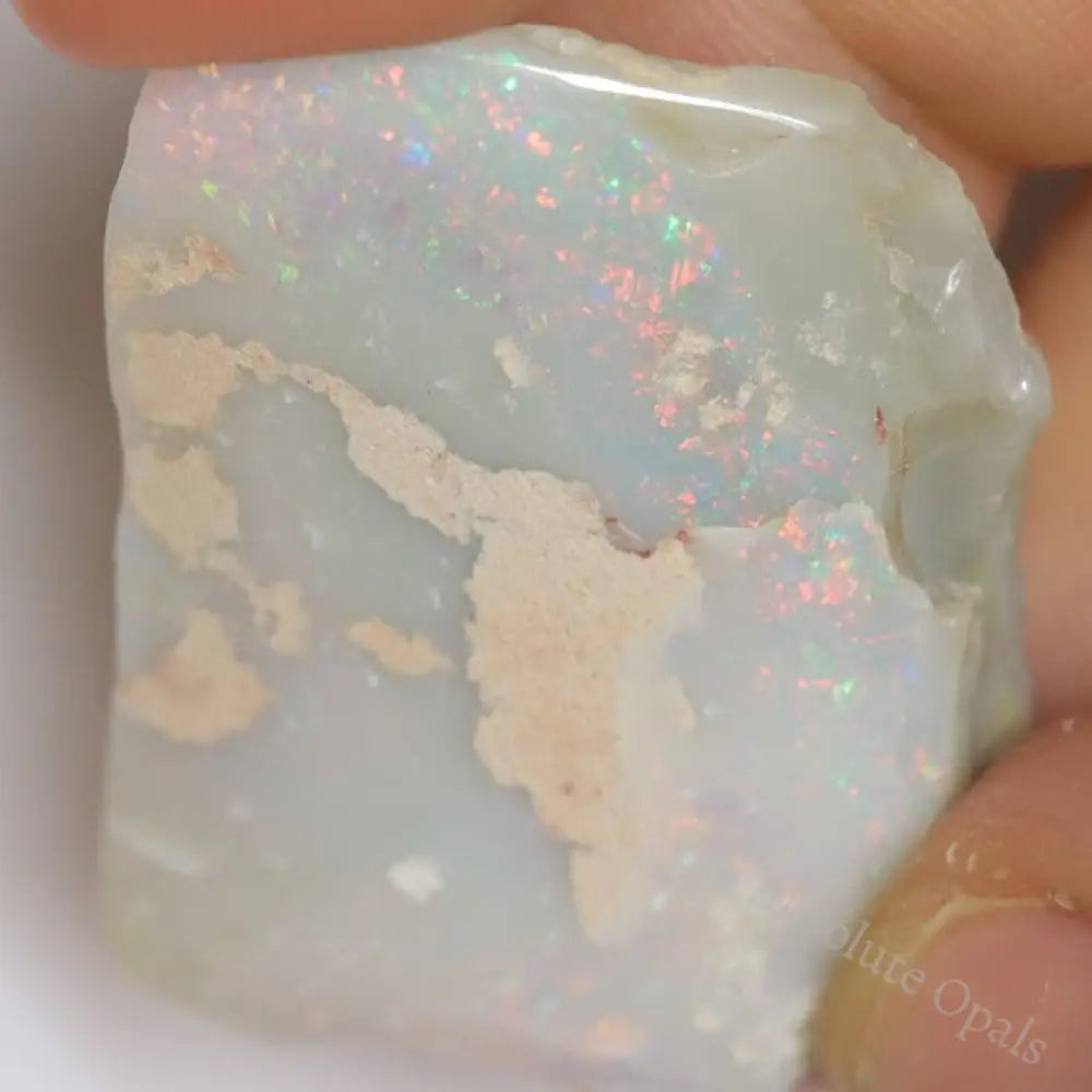 44.85 Cts Australian Semi Black Opal Rough Lightning Ridge Polished Specimen