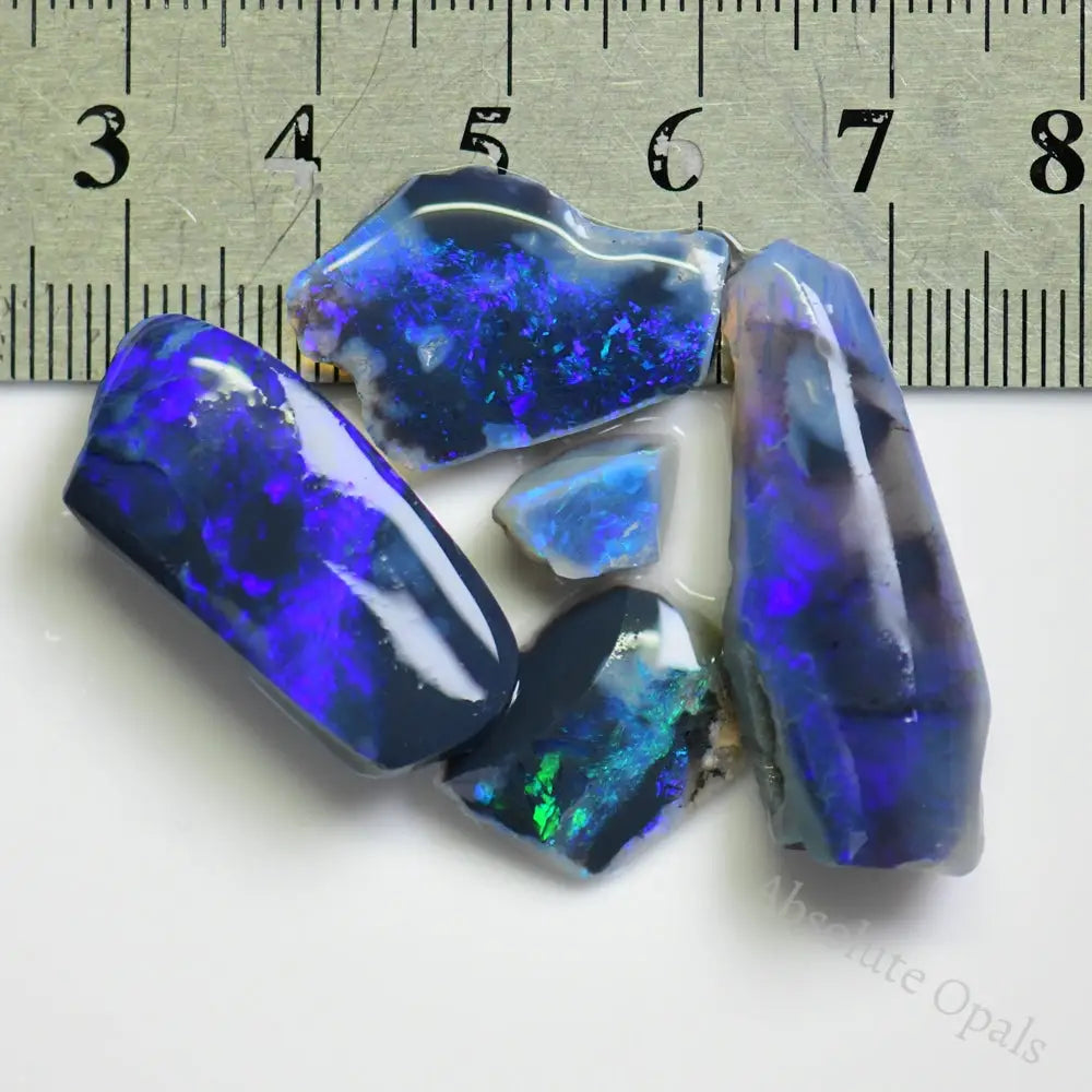 raw black opal