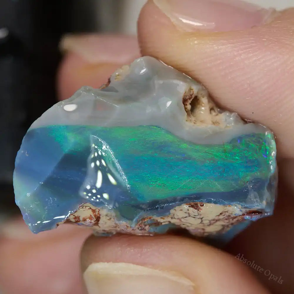 Lightning Ridge Rough 45 cts Australian Rough Opal Lightning Ridge - Absolute Opals & Gems