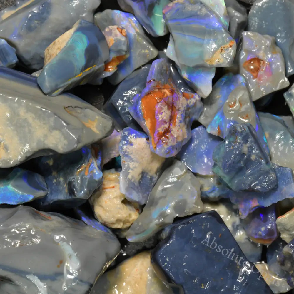 456 cts Rough Opal Parcel Lightning Ridge -Potch and Colour