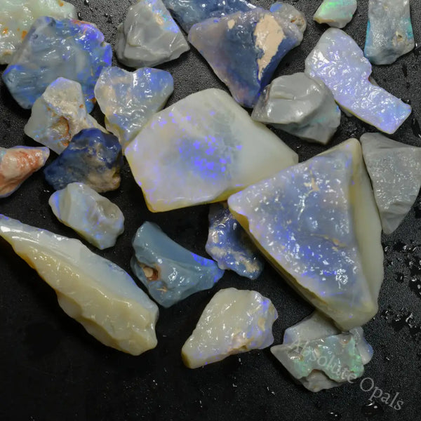 457 cts Rough Opal Parcel Lightning Ridge -Potch and Colour - Absolute ...
