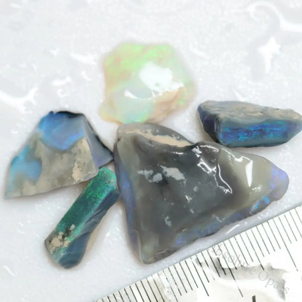 46.1 Cts Australian Lightning Ridge Rough Opal Parcel