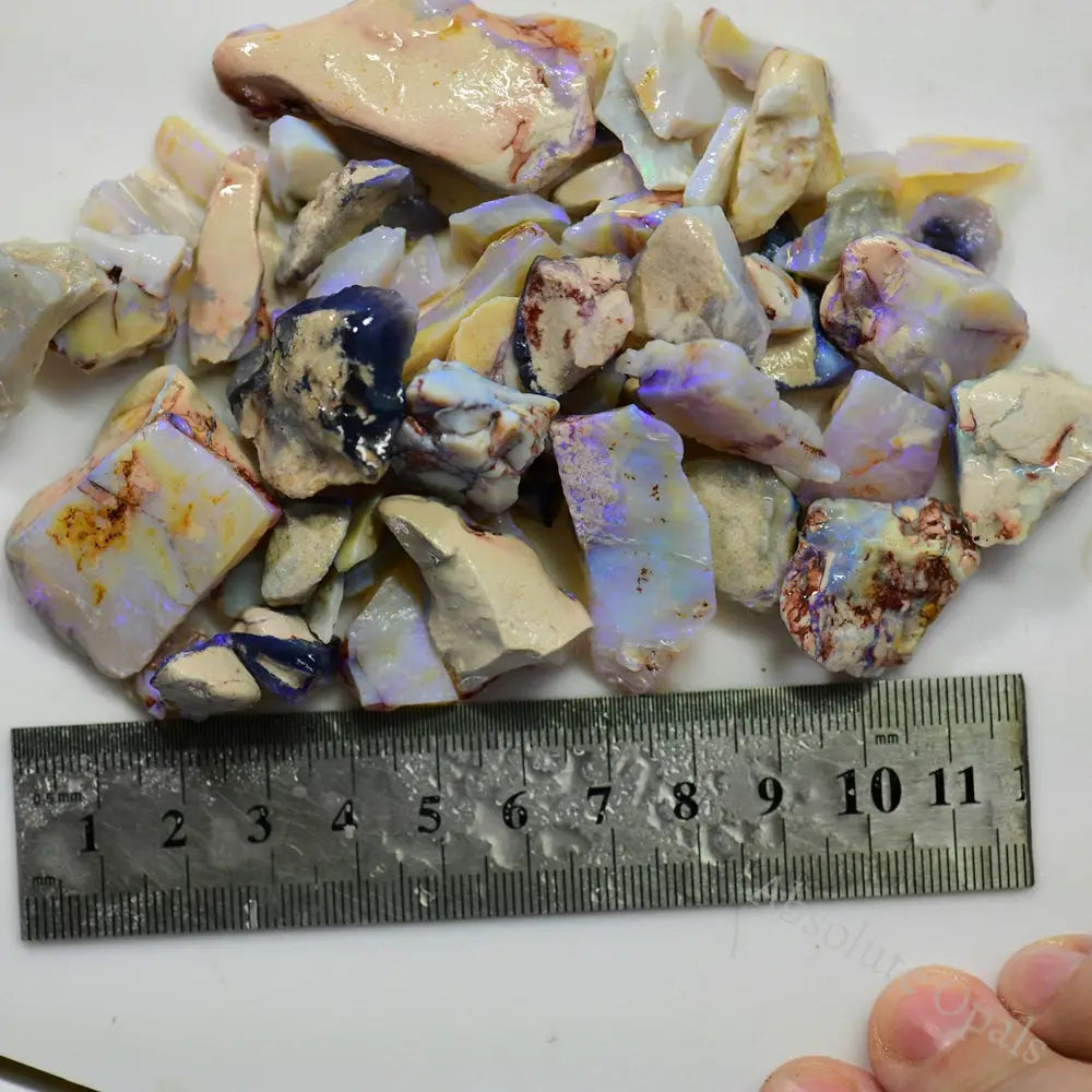 490 Cts Australian Rough Opal Parcel Lightning Ridge Beginners