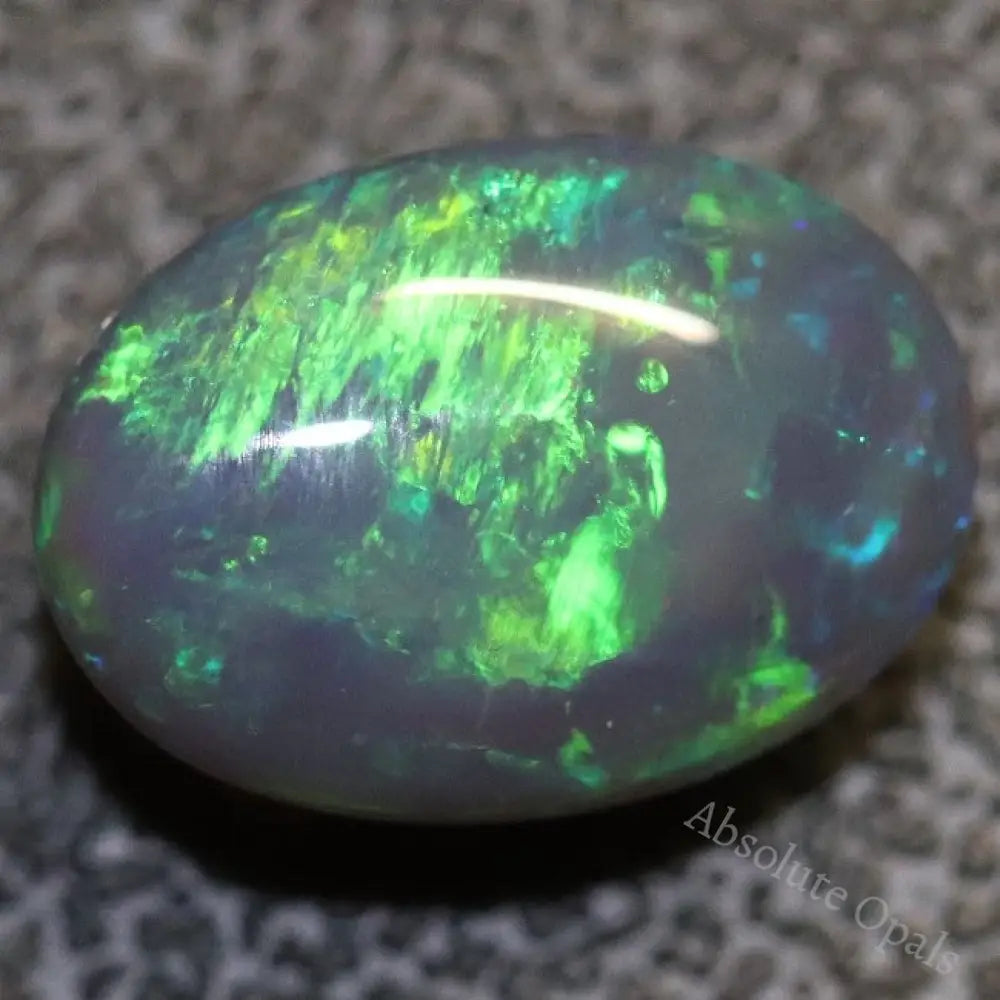  Black Crystal Opal Solid Lightning Ridge Cabochon Loose Stone